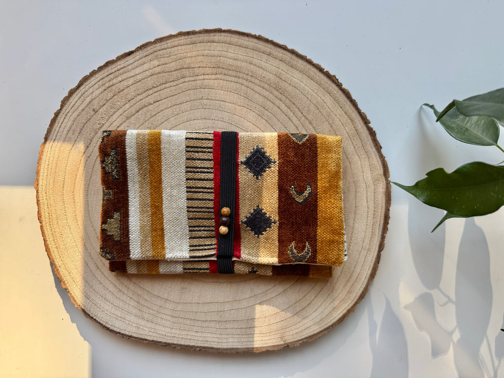 Handgemachter Tabakbeutel mit Jaspis