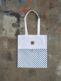Tragetasche Checker-Muster blau