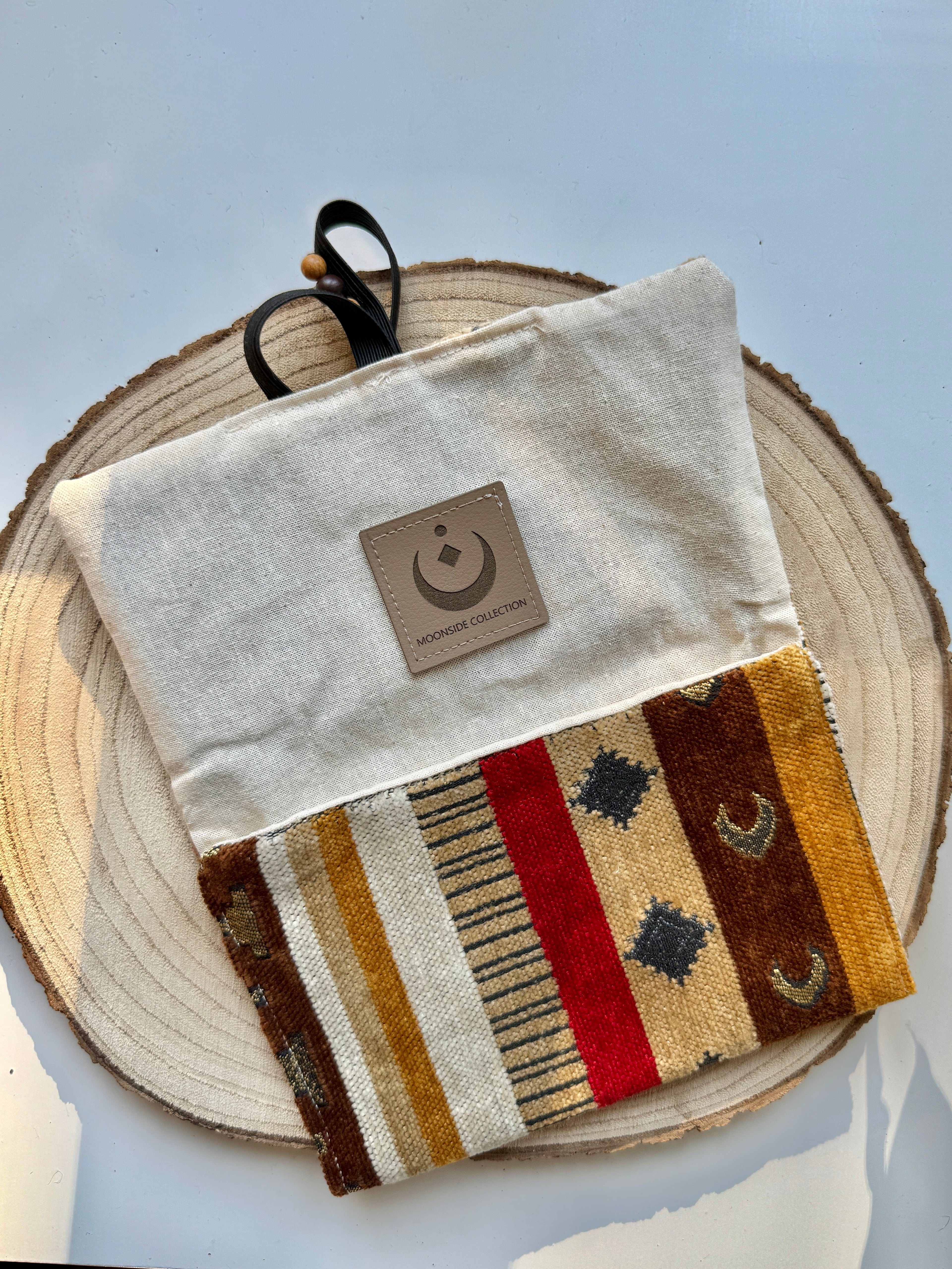 Handgemachter Tabakbeutel mit Jaspis