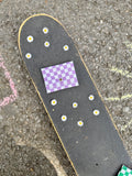 Geldbeutel Checker-Muster lila
